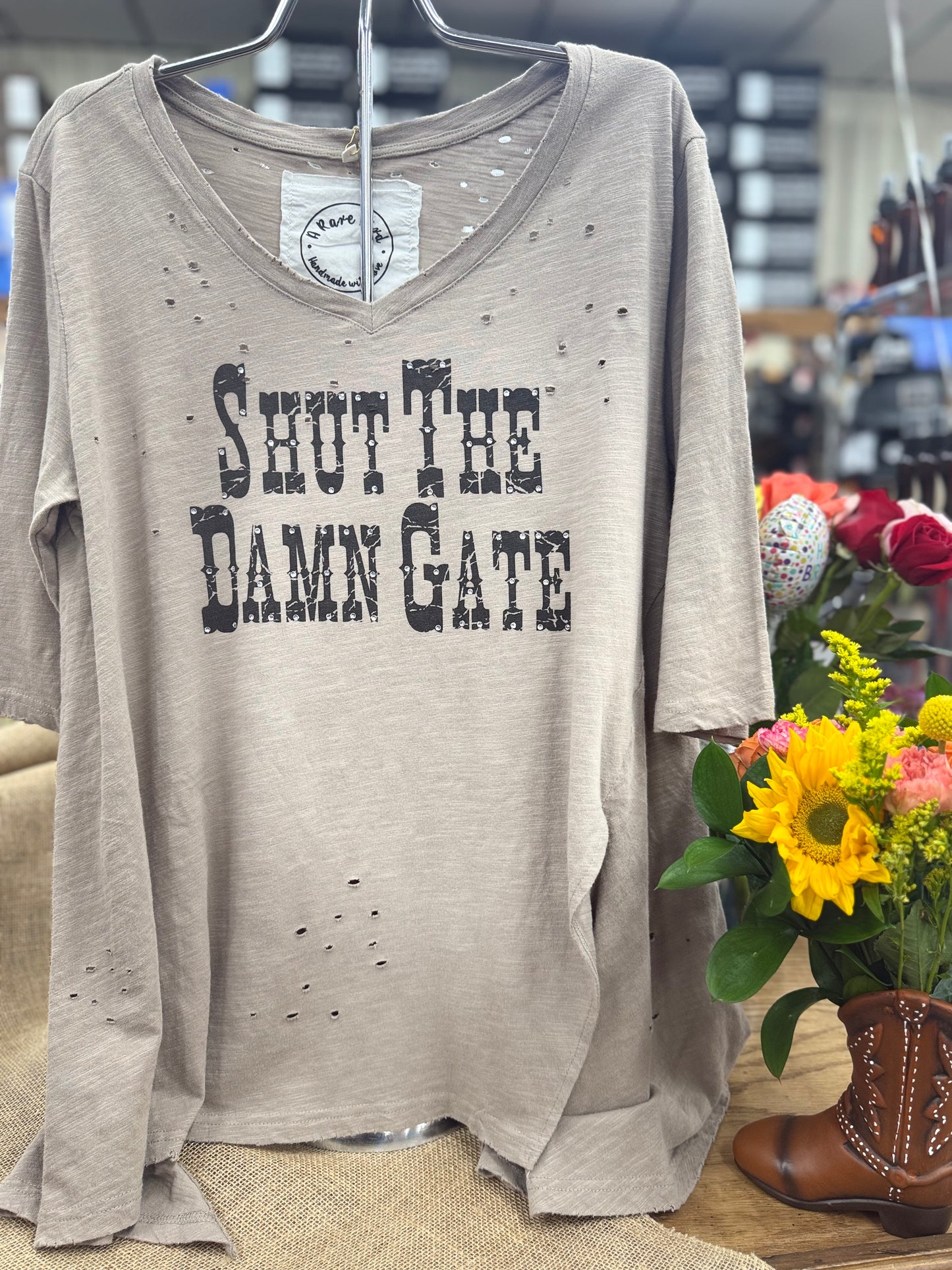 A Rare Bird “Shut the damn gate”