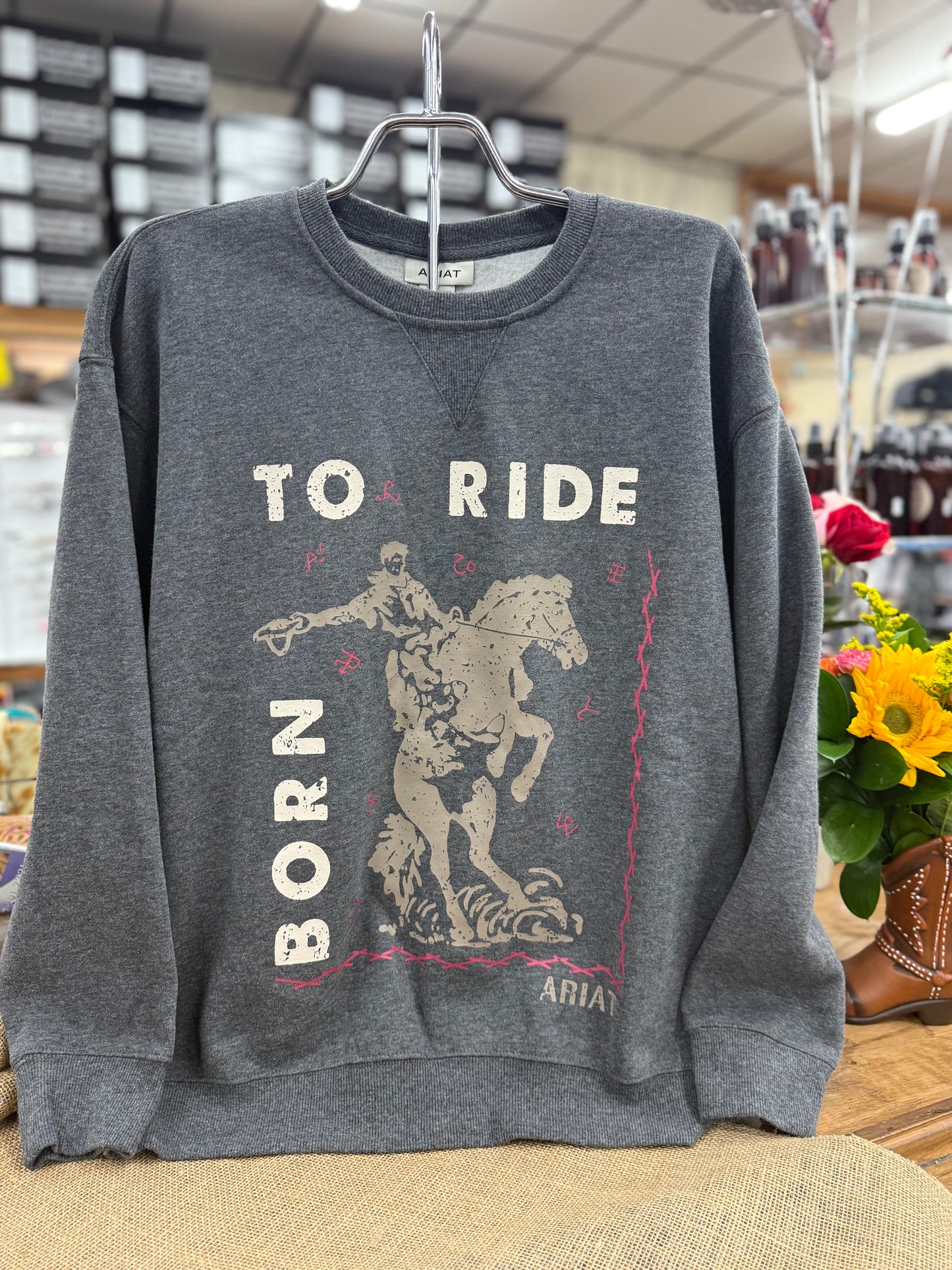 Ariat Ladies Oversized crew sweatshirt