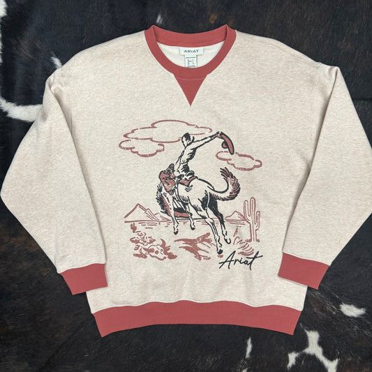 Ariat Roughstock oversized crew sweatshirt