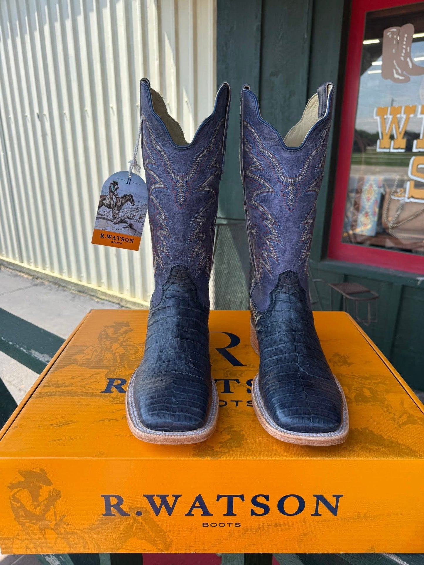 R.Watson Midnight Blue Caiman