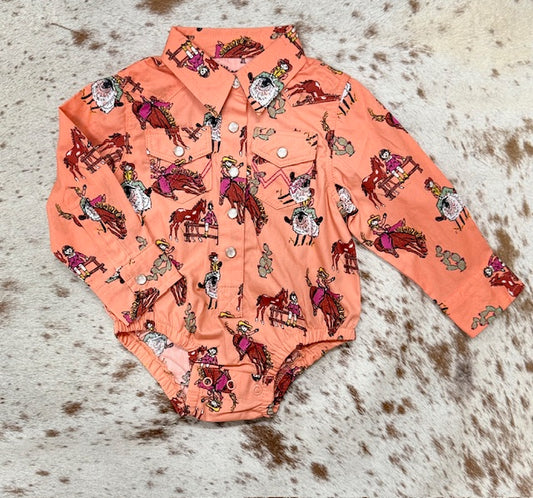 Cowgirl Infant Onesie